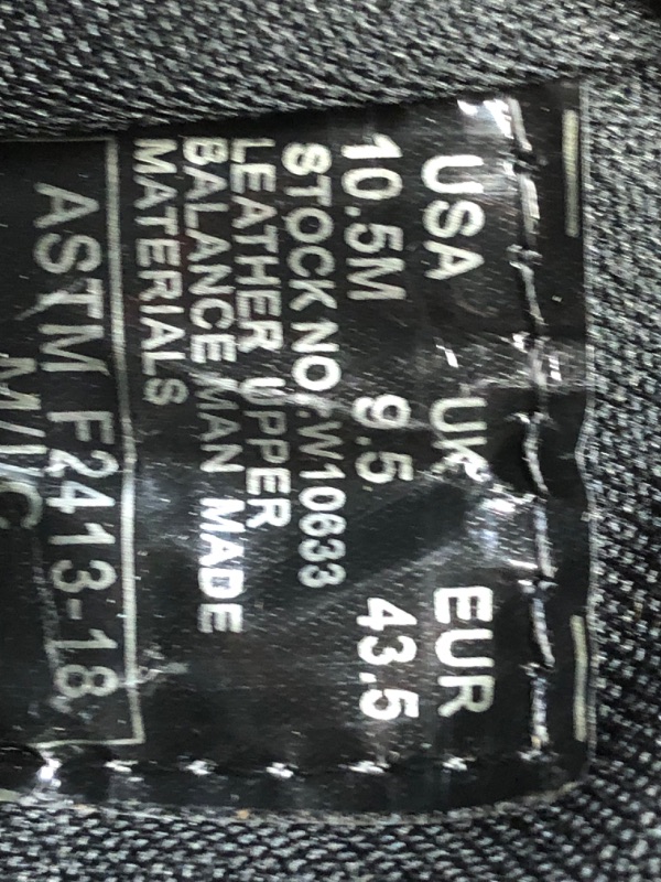 Photo 1 of ***USED - DIRTY***
Wolverine Men's Floorhand Size 10.5M Waterproof Steel Toe Work Shoe