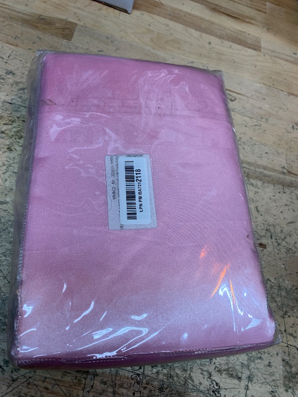 Photo 2 of **PINK**HOdo Home Satin Duvet Cover Queen Size, 5 Piece Silk Like Comforter Cover, Ultra Soft and Breathable Bedding Set with Zipper Closure & Corner Ties