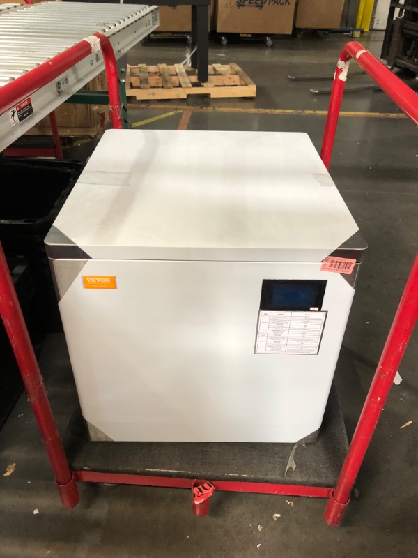 Photo 2 of ***INCOMPLETE - TOP HALF ONLY - SEE COMMENTS***
VEVOR Commercial Ice Maker, 450LBS/24H Ice Making Machine with 300LBS Large Storage Bin, 1000W Auto Self-Cleaning Ice Maker Machine with 3.5-inch Touchscreen for Bar Cafe Restaurant Business