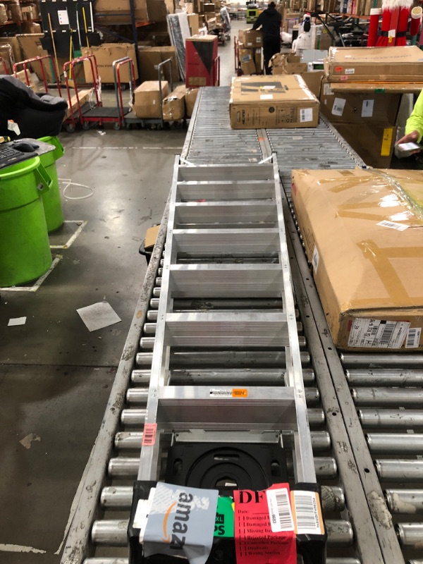 Photo 2 of ***USED - BENT - NO PACKAGING - SEE PICTURES***
Louisville Ladder 8-Foot Aluminum Step Ladder, 300-Pound Load Capacity, Type IA, AS3008