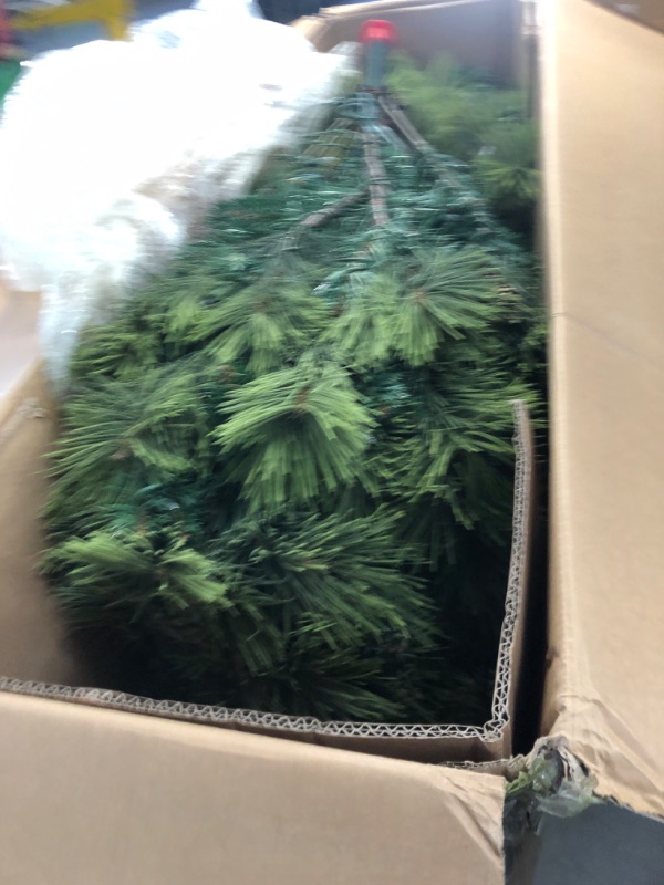 Photo 2 of ***USED - POWERS ON - UNABLE TO TEST FURTHER***
National Tree Company 7.5-ft Carolina Pine Pre-lit Artificial Christmas Tree with Incandescent Lights