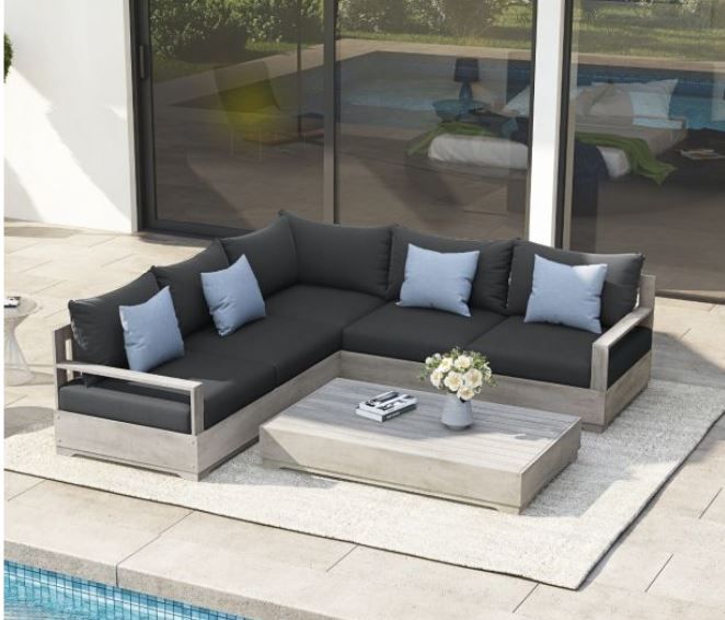 Photo 1 of *MISSING BOX 1 BOX OUT OF THE 3** BERANDA PATIO SECTIONAL KIT 3PC-V2-PPO-A; 1XCOFFEE TABLE LOW