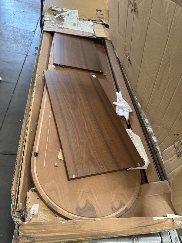 Photo 10 of ***NONREFUNDABLE - MAJOR DAMAGE - MISSING PARTS - SEE COMMENTS***
WERMO 71'' Sideboard Storage Cabinet with Doors and Shelves - Credenza Storage Cabinet for Office, Bedroom Storage Cabinet, Hallway Storage Cabinet, Console Storage Cabinet (Walnut)