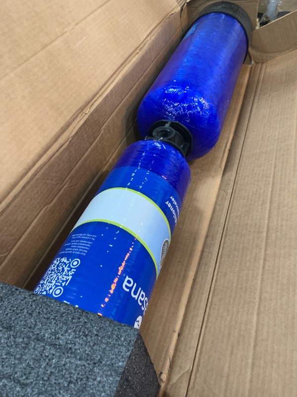 Photo 3 of ***box 2 of 4**Aquasana Whole House Water Filter System - Water Softener Alternative w/ UV Purifier, Salt-Free Descaler, Carbon & KDF Media - Filters Sediment & 97% Of Chlorine - 1,000,000 Gl - EQ-1000-AST-UV