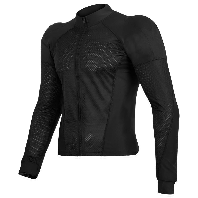 Photo 1 of ALPHA CYCLE GEAR Motorcycle Shirt Armor Mesh Moto Riding Armour Jacket for Men and Women (as1, alpha, 3x_l, regular, regular, Black)