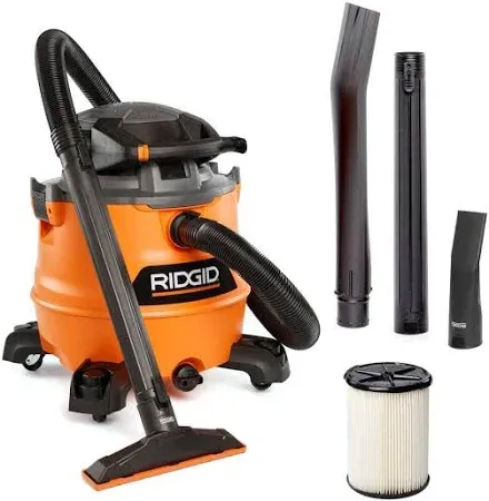 Photo 1 of 16 Gallon 6.5 Peak HP NXT Shop Vac Wet Dry Vacuum with Detachable Blower, Filter, Locking Hose and Accessories