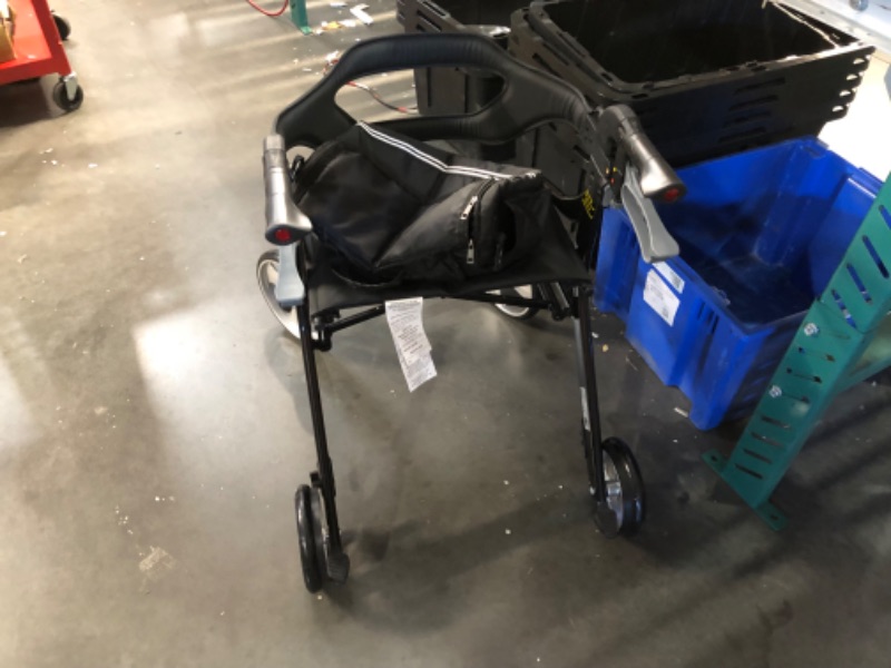 Photo 1 of ***USED - NO PACKAGING - SEE PICTURES***
Drive Medical Nitro Sprint Foldable Rollator Walker with Seat, Petite Height Lightweight Rollator with Large Wheels, Folding Rollator, Short Rolling Walker for Seniors and Adults, Black