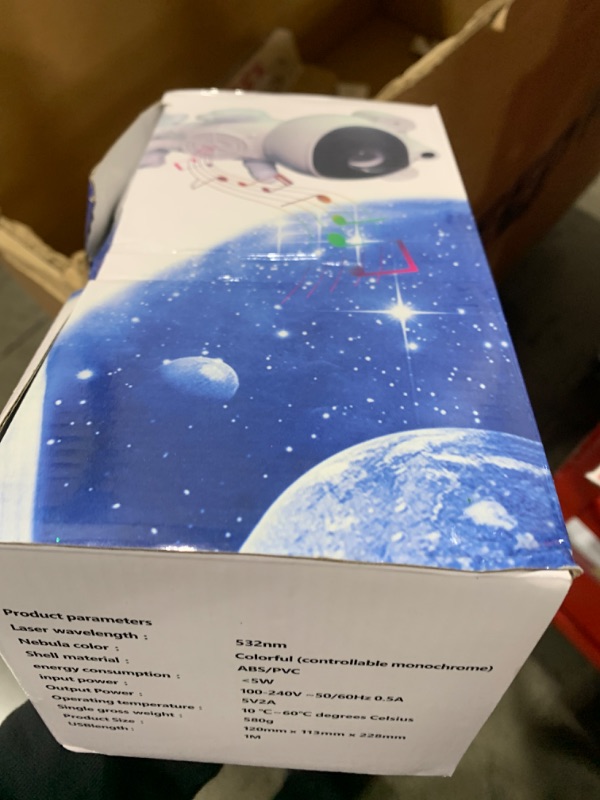 Photo 1 of Astronaut Galaxy Projector - Star Projector, Bluetooth Speaker, White Noise, Star and Moon Galaxy Lights for Bedroom with Timer and Remote, Nebula Night Light 360° Adjustable, Starry Galaxy Projector