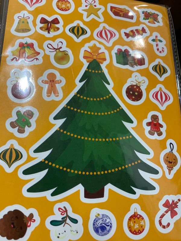 Photo 1 of Christmas Stickers, Make Your Own Stickers, Make a Face Stickers Christmas Stickers for Crafts Mix and Match Sticker Sheets for Birthday Gift Christmas DIY Crafts Holiday Party Favors Supplies, 24 Pcs