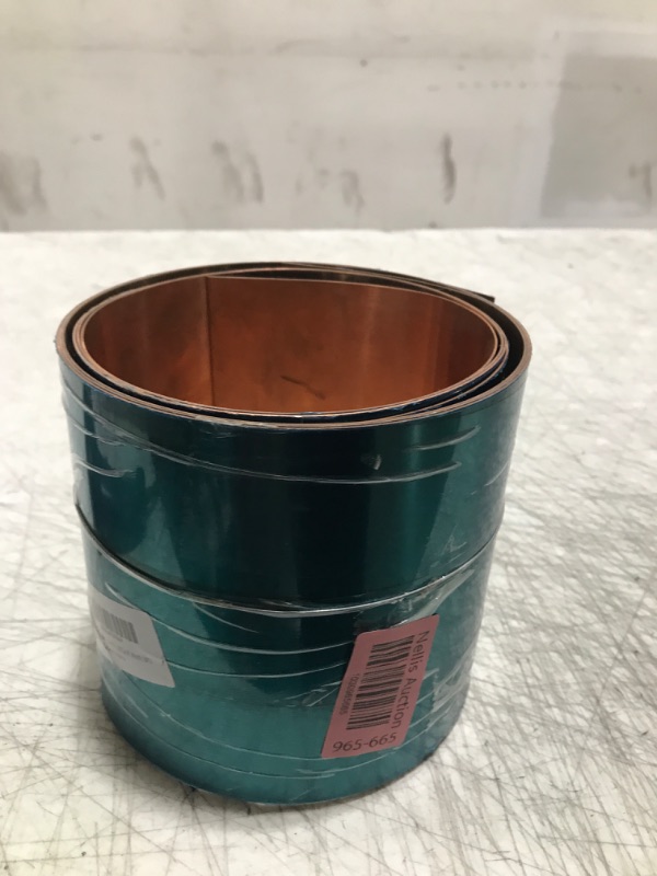 Photo 2 of Pure Copper Sheet Roll, Copper Flashing General Use or Roofing Flashing Roll - DIY (20Ga 6" Width, 5FT)