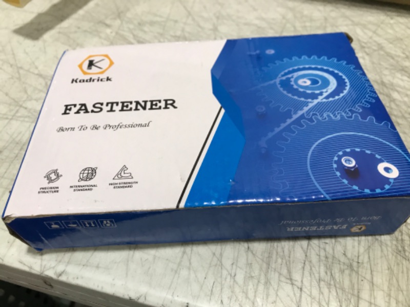 Photo 1 of Kadrick Metric Screw Assortment, 2000PCS Metric Bolt Assortment Kit M2 M3 M4 M5 Machine Screws with Lock & Flat Washers, Grade 10.9 Alloy Steel Hex Socket Button Head Black Screws Nuts and Bolts Kit