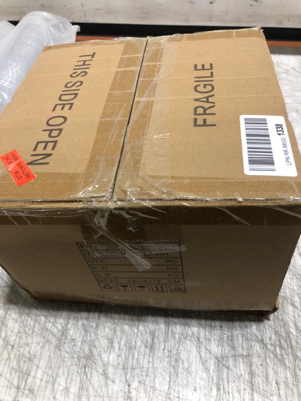 Photo 1 of ONESMING Mid Century Pendant Light, Modern Mini Kitchen Island White and Gold Hanging Pendant Lights, Glass Globe Lighting Fixture Chandelier for Dining Room, Hallway, Foyer