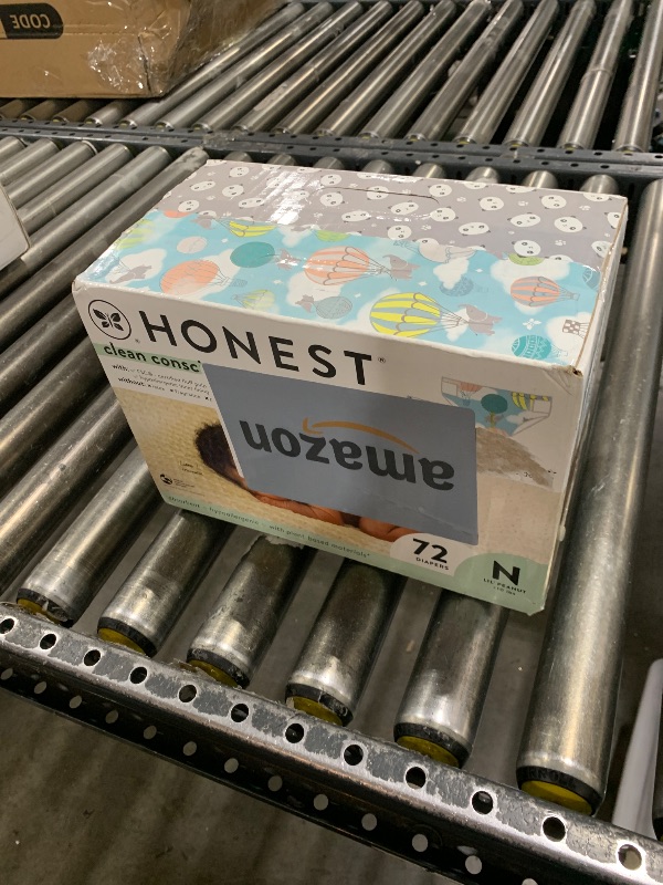 Photo 2 of The Honest Company Clean Conscious Diapers | Plant-Based, Sustainable Size Newborn, 72 Count