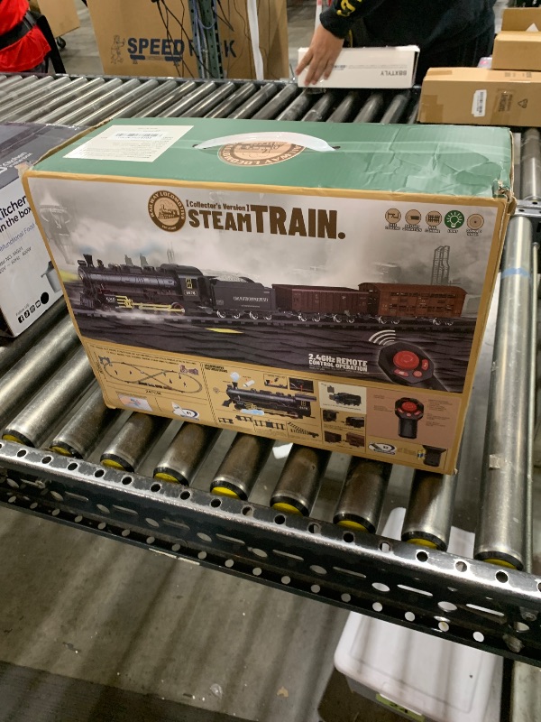 Photo 1 of Train Set for Kids Remote Control Steam Locomotive Retro Train