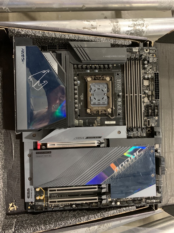 Photo 2 of GIGABYTE Z790 AORUS Master EATX Motherboard with DDR5, PCIe 5.0, WiFi 6E, 10GbE LAN, Q-Flash Plus