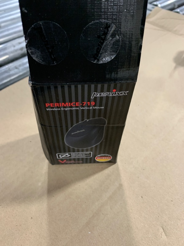 Photo 1 of Perixx Perimice-719L, Left Handed Wireless Vertical Mouse, Portable Size for Laptops Computer, 3 Level DPI