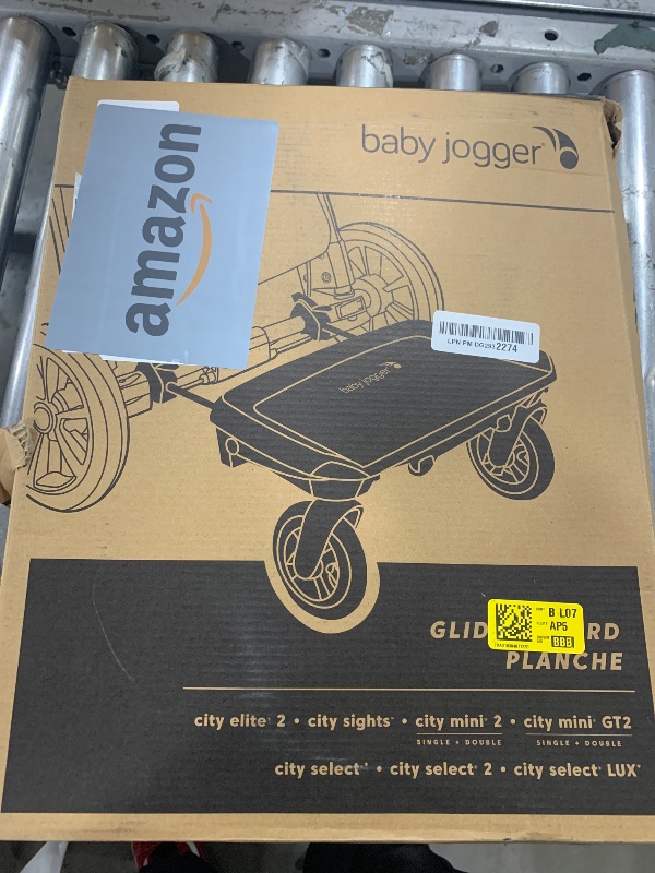 Photo 2 of Baby Jogger Glider Board for City Mini 2, City Mini 2 Double, City Mini GT2, City Mini GT2 Double, City Select, and City Select LUX Strollers, Black