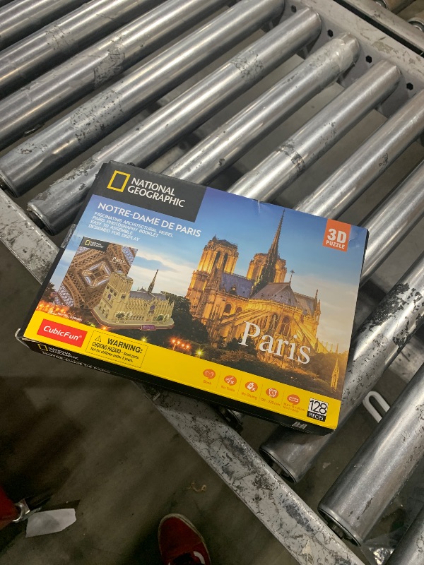 Photo 1 of CubicFun 3D Puzzles for Adults Notre Dame de Paris Model Kits 128 Pieces, Puzzle for Kids Ages 8-14 Arts and Crafts Birthday Gifts for Kid Ages 8-12