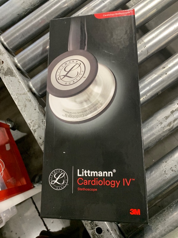 Photo 1 of 3M Littmann Cardiology IV Diagnostic Stethoscope, 6187C, More Than 2X as Loud*, Weighs Less**, 27" Midnight Blue Satin-Finish Tube for Added Comfort, Flexibility and Cleanability