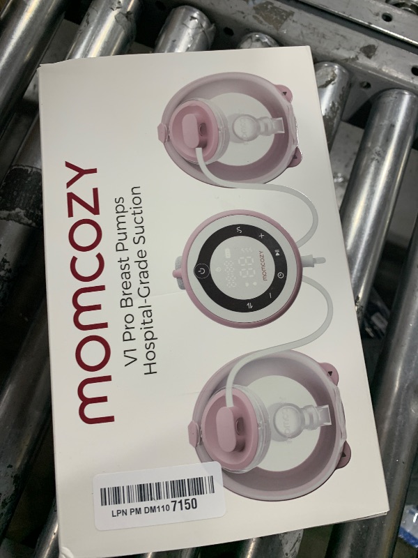 Photo 2 of Momcozy Breast Pump V1 Pro Hospital-Grade, Upgraded Electric Pump with 3 Fine-Tuned Rhythms, Hands-Free & Portable Wearable Pump, 3 Modes|15 Levels, Come with Leak-Proof DoubleFit Flange