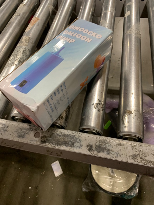 Photo 1 of Birodeko Electric Air Balloon Pump - 260 Balloon Pump Air Inflator Party Air Blower Pump for All Balloons | Great for Long Animal Twisty Curly Balloon, Foil Balloons (Sky Blue)