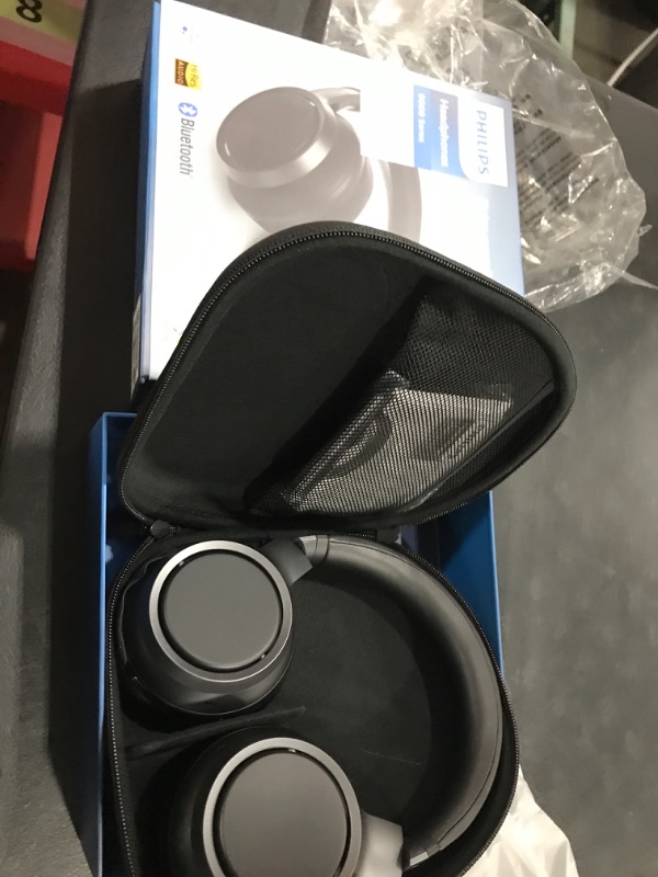 Photo 1 of Philips Noise-Canceling Wireless Over-Ear Headphones (Black)