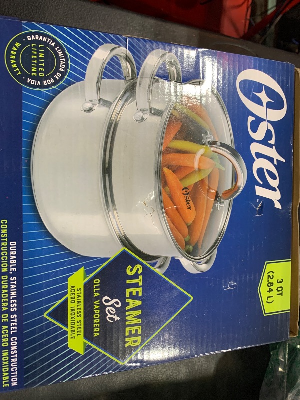 Photo 2 of Oster Steamer Stainless Steel Cookware, 3.0-Quart