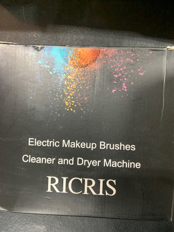 Photo 2 of RICRIS Electric Makeup Brush Cleaner Machine - Ultra Fast USB Make Up Brush Washer and Dryer - Automatic Cosmetic Brush Cleanser Tool Clean and Dry in Seconds for Beauty Women, Girls (Black)