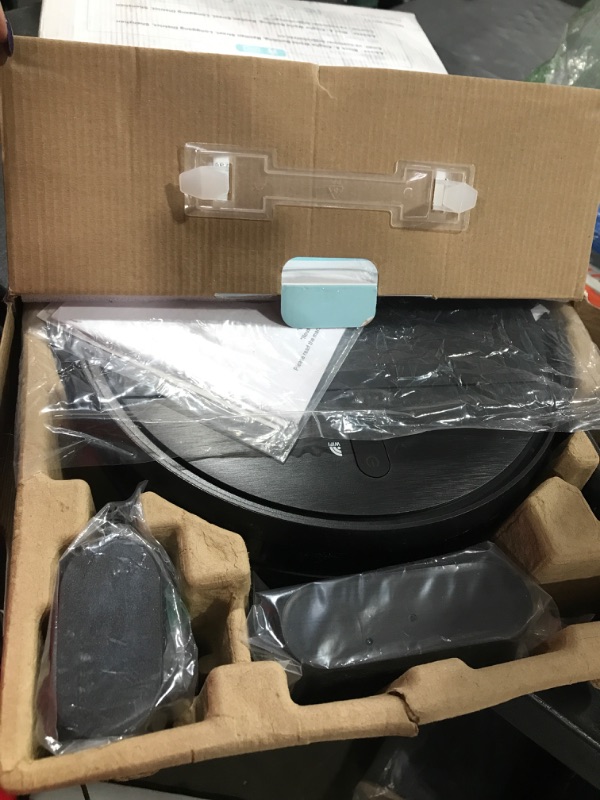 Photo 2 of Robot Vacuum and Mop Combo, 2 in 1 Mopping Robot Vacuum Cleaner with Schedule, Wi-Fi/Voice/App, Strong Suction, Ease of Use, Self-Charging Robotic Vacuum, Slim, Ideal for Hard Floor, Pet Hair, Carpet