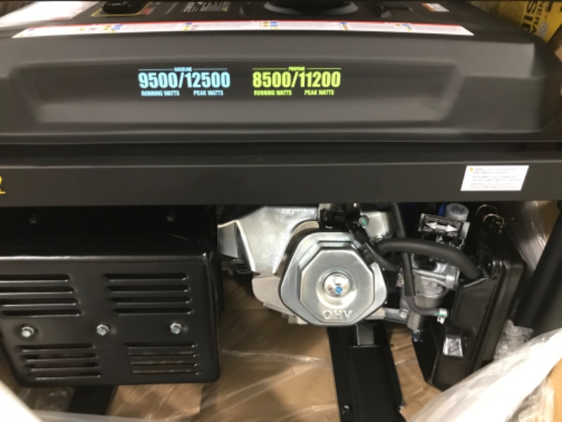 Photo 3 of Westinghouse WGen9500DFc - 9500 Watt Electric Start Dual Fuel Portable Generator w/ Wireless Remote Start & CO Sensor


