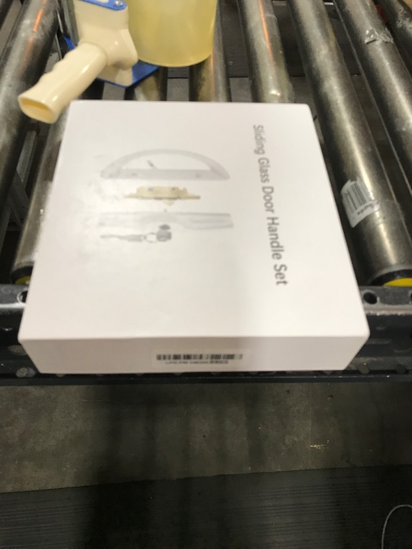 Photo 1 of Sliding Patio Door Handle Set with Lock, Sliding Glass Door Locks with Key and Mortise Lock, Replacement for Sliding Door Fits Thickness from 1-1/2" to 1-3/4" Reversible Design 3-15/16" Screw Holes