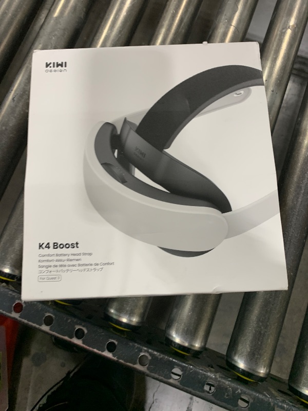 Photo 2 of KIWI design K4 Boost Comfort Battery Head Strap Accessories for Meta/Oculus Quest 3/3S, Dual Charge the VR Headset and Battery Strap in 2.5h