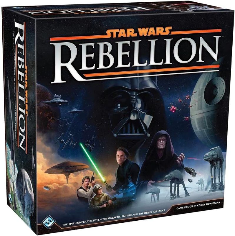 Photo 1 of Star Wars: Rebellion Board Game - Epic Galactic Empire vs Rebel Alliance Conflict! Tabletop Miniatures Strategy Game for Adults, Ages 14+, 2-4 Players, 3 Hour Playtime, Made by Fantasy Flight Games