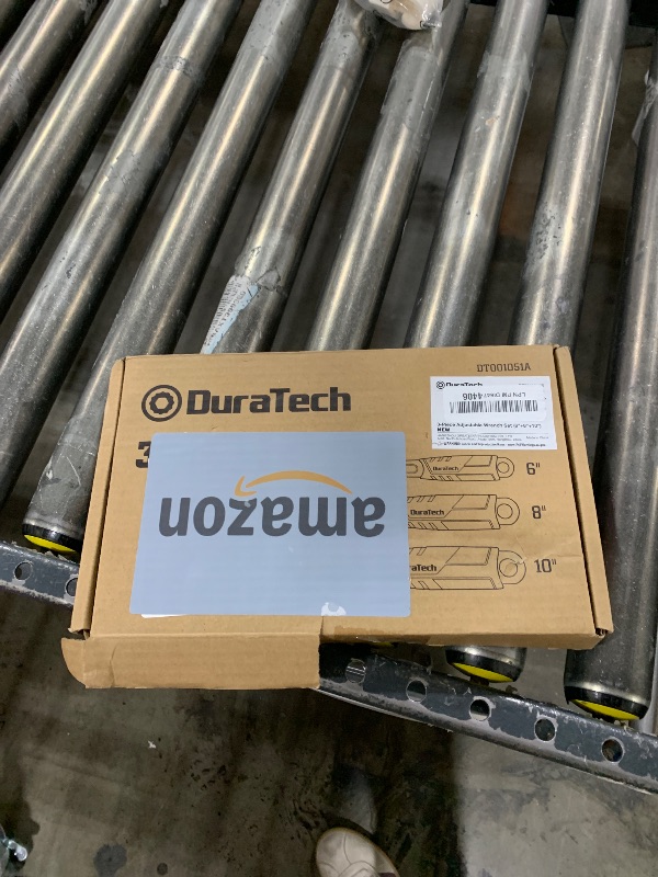 Photo 1 of DURATECH 3-piece Adjustable Wrench Set, 6-Inch& 8-Inch& 10-Inch Wrenches, Wide Jaw Wrench, Metric & SAE Scales, Cr-V Steel, for Home, Garage, Workshop