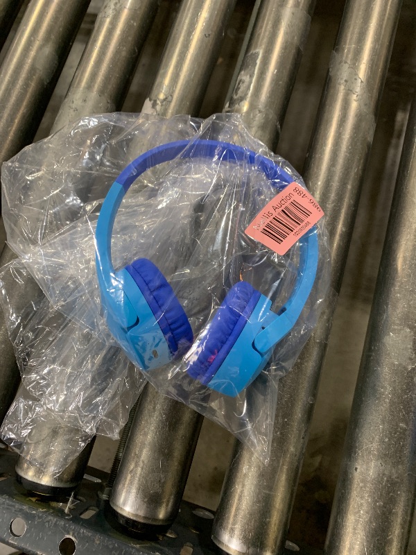 Photo 1 of Belkin SoundForm Mini - Wireless Bluetooth Kids Headphones with 30H Battery Life, 85dB Safe Volume Limit, Built-in Microphone - Kids On-Ear Earphones for iPhone, iPad, Fire Tablet & More - Blue