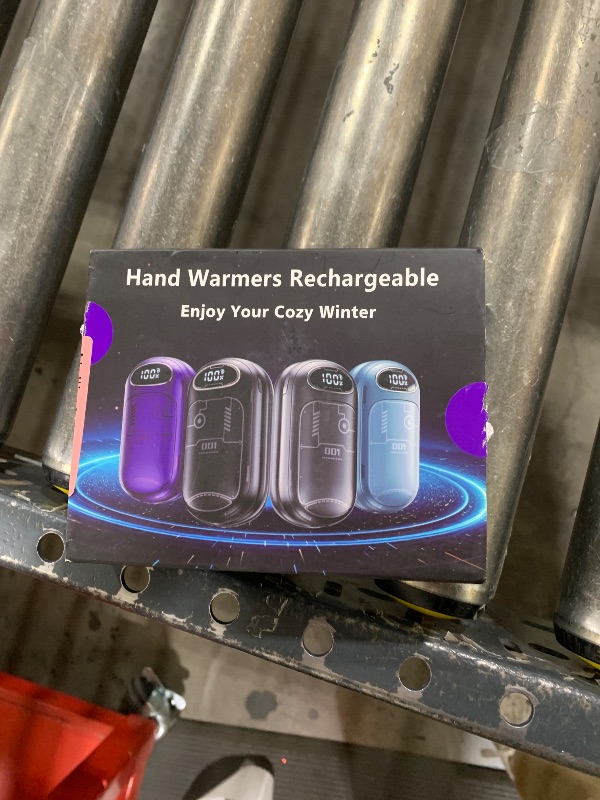 Photo 2 of Hand Warmers Rechargeable - 7000mAh Electric Hand Warmer Reusable 2 Pack, LED Display, 20Hrs Warmth, 4 Levels Heat, Portable Charging Magnetic Pocket Heater for Men, Women, Raynauds, Hunting, Golf