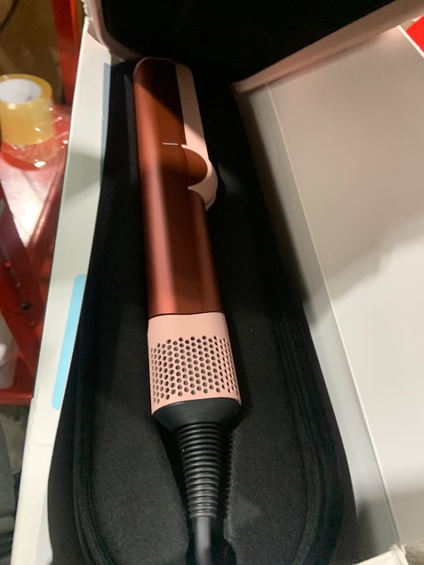 Photo 2 of Dyson Special edition Airstrait™ straightener in Strawberry bronze and blush pink