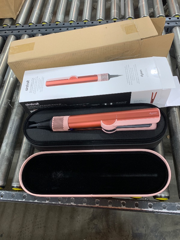 Photo 3 of Dyson Special edition Airstrait™ straightener in Strawberry bronze and blush pink