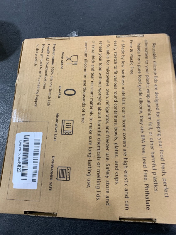 Photo 2 of KVK Silicone Stretch Lids Large - LFGB Certified 100% Silicone Bowl Cover - Thicker Reusable Food Storage Covers Fit 5.5” to 8.7” - Microwave Dishwasher and Freezer Safe 12pcs 3 Different Sizes