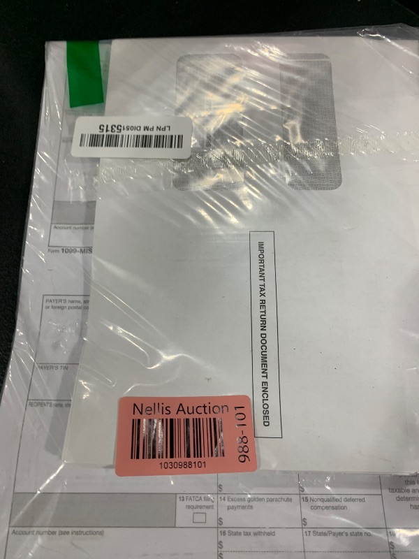 Photo 2 of 1099 MISC Forms 2024, 4 Part Laser Tax Forms Kit for 25 Individuals - Designed for QuickBooks and Accounting Software 1099 Misc 2024