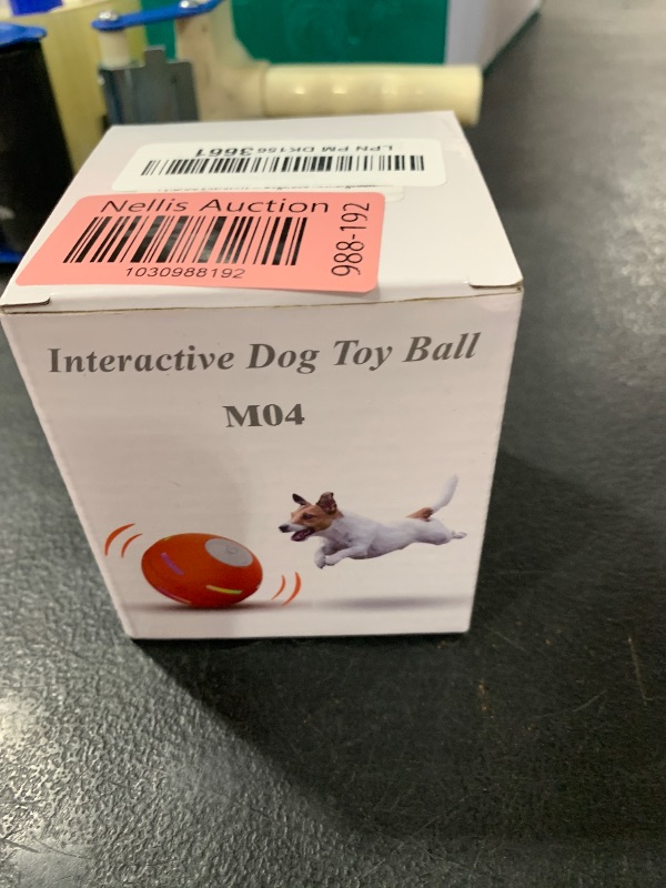 Photo 2 of PetDroid Interactive Dog Toys Dog Ball,[2025 Newly Upgraded] Durable Motion Activated Automatic Rolling Ball Toys for/Small/Medium/Large Dogs,USB Rechargeable (Orange)