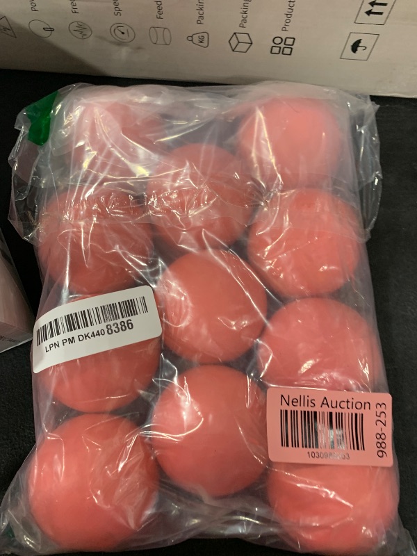 Photo 2 of Champion Sports Sponge Lacrosse Balls: Soft Touch for Professional, College and Grade School Indoor Outdoor Training and Practice - 12 Pack, Pink-Sponge