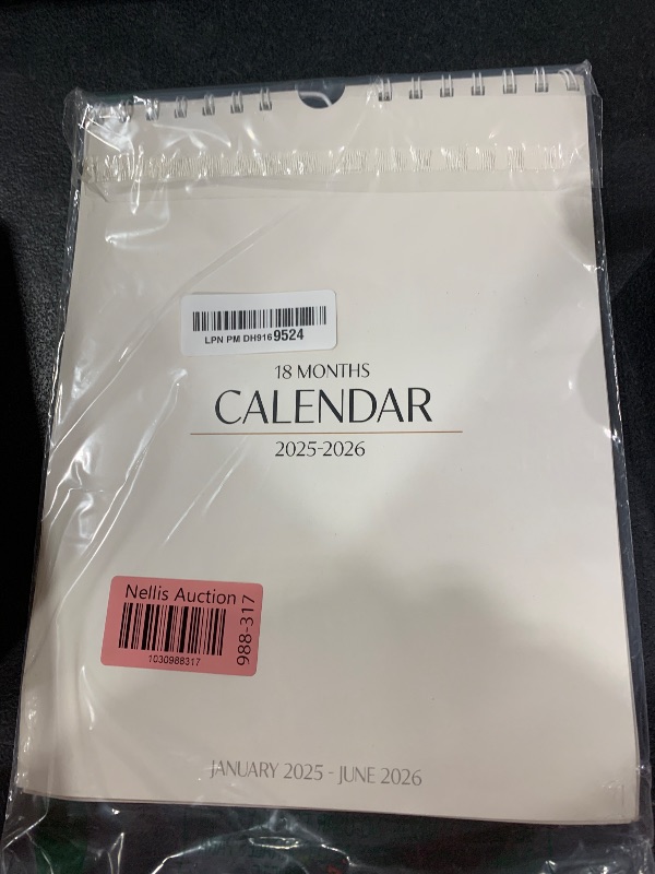 Photo 2 of Karto Wall Calendar 2025 - Vertical 8.5x11 inch Runs Until June 2026 - Boost Your Productivity and Easy Planning with the Aesthetic Monthly Calendar - Beige