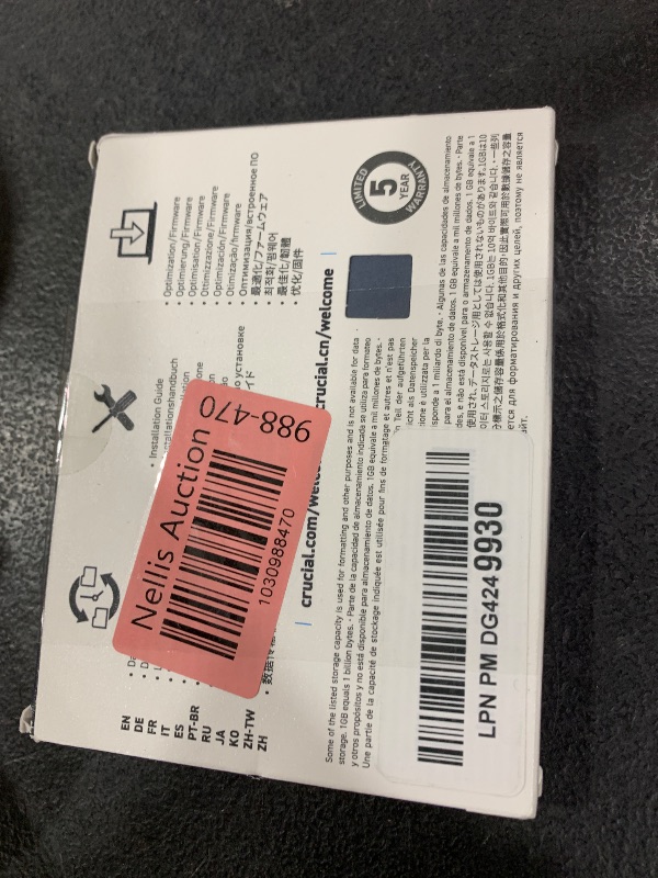 Photo 1 of Crucial P3 1TB PCIe Gen3 3D NAND NVMe M.2 SSD, up to 3500MB/s - CT1000P3SSD8