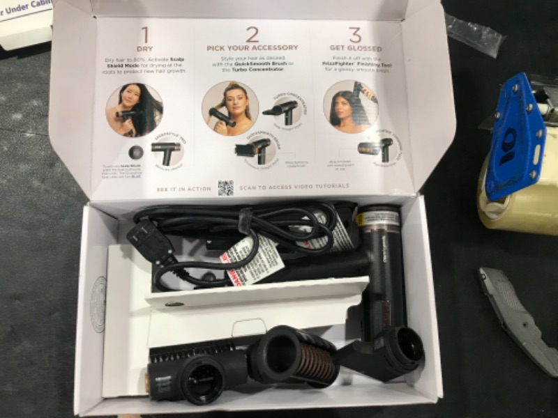 Photo 1 of Shark SpeedStyle Pro Professional Performance High-Velocity Hair Dryer System with Scalp Shield and IQ Speed Styling & Drying Suite, Straight and Wavy Hair, Lightweight, Ionic, No Heat Damage, HD731