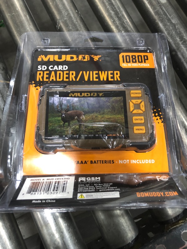 Photo 1 of Muddy SD Card Reader/Viewer with 4.3 Inch LCD Screen