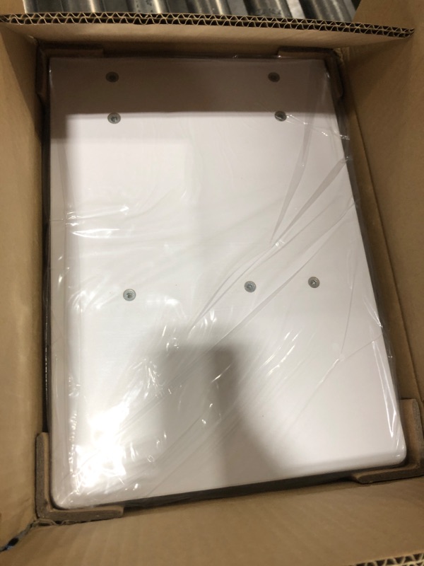 View 2 of CALASK Desk Extender, 27.16" X 9.45"Large Size Clamp-on Foldable Keyboard Tray, Table Mount for Sit Stand Desks(Wthie)