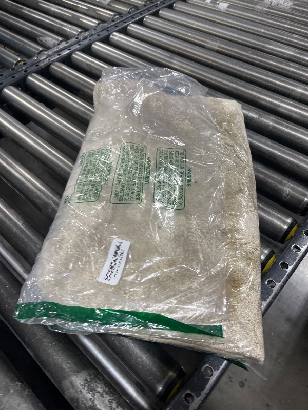 Photo 1 of Garland Rug Finest Luxury Neutral Linen 24 in. x 40 in. Ultra Plush Washable Bath Rug -Soft, Fluffy, Non-Slip Design for Your Bathroom, Combining Comfort, Durability, and Elegance for Your Home