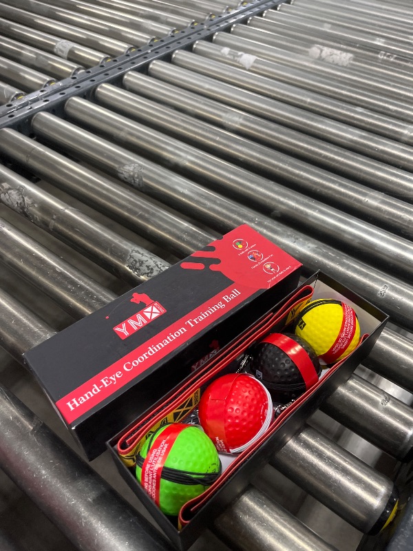 Photo 1 of YMX BOXING Ultimate Reflex Ball Set - 4 React Reflex Ball Plus 2 Adjustable Headband, Great for Reflex, Timing, Focus and Hand Eye Coordination Training for Boxing, MMA and Krav Mega