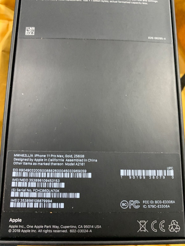 Photo 2 of Apple iPhone 11 Pro Max [256GB, Gold] + Carrier Subscription [Cricket Wireless]